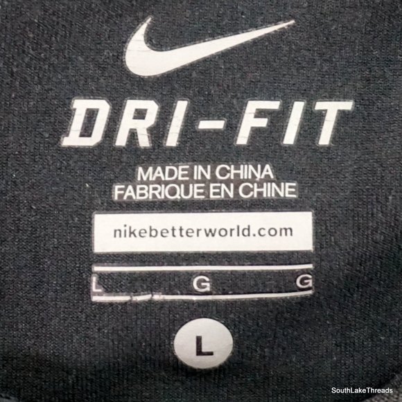 Mens Large Nike Dri Fit Element Performance Running Heather Gray Zip Pullover - Picture 3 of 7